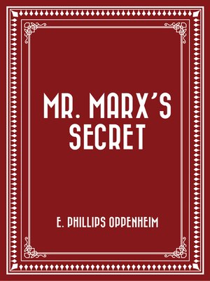 cover image of Mr. Marx's Secret